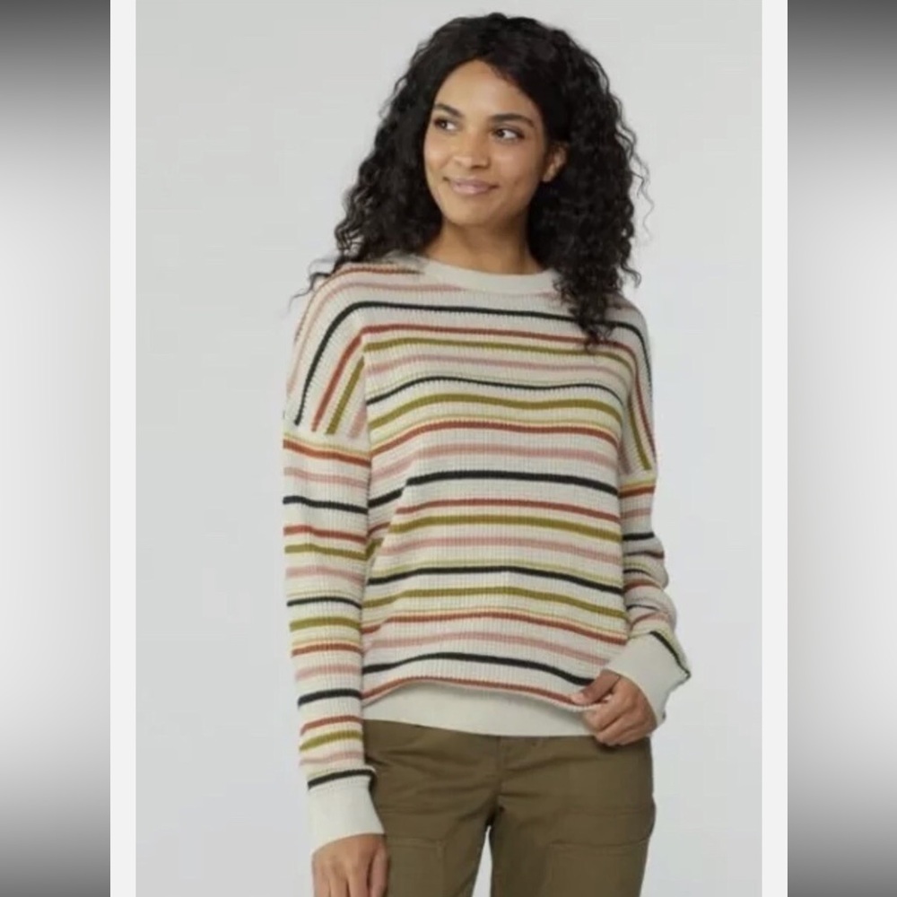 REI Cooperative Multicolor Striped Sweater